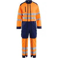 Blakläder High Vis Overall 6020, Farbe:High Vis Orange/Marineblau, Größe:XXS