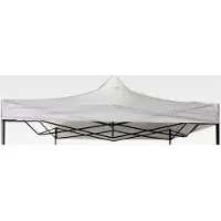 Markenlos Ersatzdach für Pavillon, 800D Oxford Polyester, wetterfest - Maße: 3 x 3 Meter (LxB)