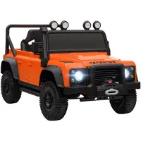 AIYAPLAY Kinder Elektroauto, 12V 7Ah Kinderauto mit 2,4 Ghz Fernbedienung Orange