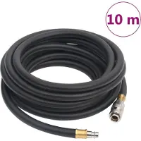 Syfax Hybrid-Luftschlauch Schwarz 0,6" 10 m Gummi und PVC
