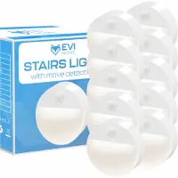 Evi Batteriebetriebenes LED-Nachtlicht mit Dämmerungssensor KIT of 10