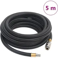 Syfax Hybrid-Luftschlauch Schwarz 0,6" 5 m Gummi und PVC