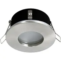 RADAM 1x Einbauspot SET LED 230V IP44 RIK.5 nickel matt GU10 7W neutralweiss