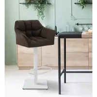 CLP Barhocker Damaso W Stoff braun