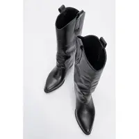 Forever & Always Teodora Leder Blockabsatz Stiefel (Damen)