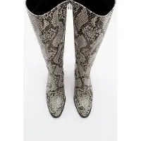 Prologue Elly Gemusterter Blockabsatz-Stiefel