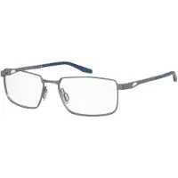 Under Armour UA 5077/G 55/16/145 Brille Matte dunkles Ruthenium Blau Metallrahmen HERREN UA 5077/G