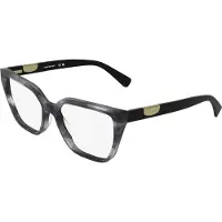 Longchamp LO2785 55/16/140 Brillen Grau Gestreift Acetat FRAU LO2785