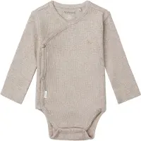 Noppies Strampler Nino in Taupe Melange | Gr.: 68