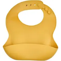 Thermobaby Silikonlätzchen Mit Auffangbehälter Honiggelb