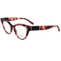 Ferragamo Sehhilfen - - SF2920 - Rot (Rote Schildkröte) - Acetat - Damen