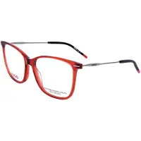 HUGO BOSS Hugo HG 1214 55/16/140 Rote Acetat Brille für Damen HG 1214