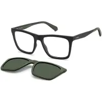 Polaroid PLD D591/C 55/17/145 Brille Matte Schwarz Grün Polyamid Rahmen HERREN PLD D591/C
