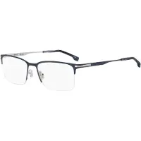 HUGO BOSS BOSS 1850 55/19/150 Matte blaue Metallrahmen Herrenbrille BOSS 1850