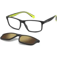 Polaroid PLD D622/C 56/16/145 Brille Matte Schwarz Gelb Polyamid Rahmen HERREN PLD D622/C