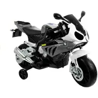 Wisam Elektromotorrad für Kinder BMW S1000RR Silbern Reifen | Gr.: onesize