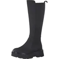 Tamaris Damen Long Boot Flat Art: 1-1-25611-29 in black (schwarz) - Größe:37
