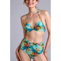 Marlies Dekkers Hula Haka Aqua Sky Briefs Größe: XXL | Bikinis Outlet | Damen | Cyan