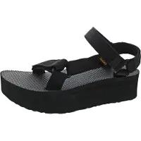 Teva W Flatform Universal Sandals 1008844-BLK, Sandalen, Damen, Schwarz, Größe: 41
