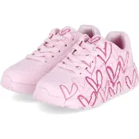 SKECHERS Low Sneaker SPREAD THE JOY Kinder Synthetik Rosa Größe: 28