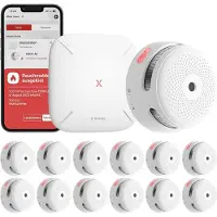 X-Sense FS121, Weiß, 50 m, 100 dB, AC, Akku, 5 V, 1 A