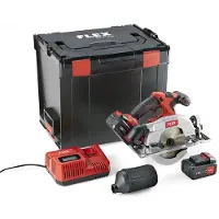 Flex CS 62 18.0-EC/5.0, Partikelbord, Gipskarton, Kunststoff, Holz, Schwarz, Rot, Bürstenlos, 16,5 cm, 5000 RPM, 2 cm
