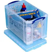 Really Useful Box Box Aufbewahrungsbox 24 Liter transparent