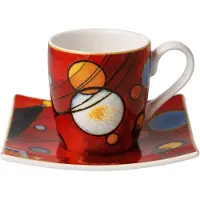 Goebel Wassily Kandinsky - Schweres Rot (Espressotasse,...