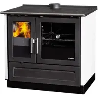 Plamen Küchenofen Holzherd Modell 910 Weiß mit 9 kW