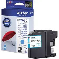 Brother LC-225XLC Tintenpatrone, Cyan