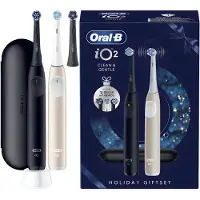 Oral-B iO Series 2 DUO Pack Geschenk-Edition, Elektrische Zahnbürste (2. Handstück, incl. 3 Aufsteckbürsten)