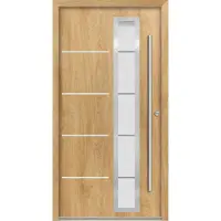 Splendoor Haustür »SPLIT Prime«, Aluminium, in nussbaum - braun