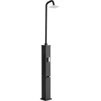 Steinbach , Solardusche "Deluxe Supreme", schwarz, 20 x 20 x 226 cm