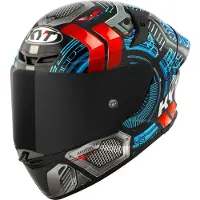 Kyt TT-Revo Synchrotron Helm, blau/rot, M (57/58)