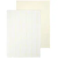 Blomus Geschirrtuch Taulo Karo White / Transparent Yellow 50 x 70 cm (2er Set)