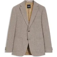 BOSS Gemustertes Slim-Fit Sakko aus Schurwoll-Mix Grösse 56