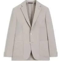 BOSS Slim-Fit Sakko aus fein gemusterter Schurwolle Grösse 56