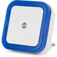 Entac Nachtlicht 0.5W quadratisch CW Blue Dämmerungssensor