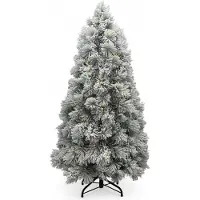 XMS-Trees Künstlicher Weihnachtsbaum mit Schnee und Lichtern 180 cm