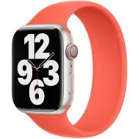 Apple Silikon Solo Loop für Watch | 38/40/41/42 mm - Größe 2 - Nectarine