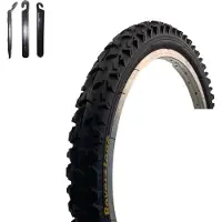 Roverstone 1 x A109 "20" Fahrradreifen Fahrradmantel Schwarz 57-406 (20 x 2,125) inkl. Reifenheber