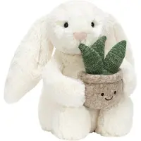 Jellycat Kuscheltier Hase Bashful Bunny with Plant (31cm)