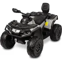 Toyz , Elektroauto Kinder, Fahrzeug Kinder Outlander, Rutscherfahrzeug, Grau