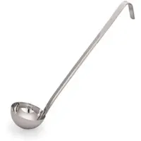 WAS Germany 5x Schöpfkelle 43 cm, 750 ml, Ø 14 cm, Gastro, Chromnickelstahl silber