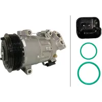 Hella 8FK 366 202-111 5SEL12C Klimaanlage Klimakompressor PAG 46 YF R134a R1234yf passend für PEUGEOT 308 SW II 308 II 308 II SW Kasten / Kombi (LC)