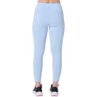 SKECHERS GOWALK Trage High-Waist 7/8 Damen Silber Sportleggings