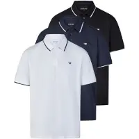 Mustang Poloshirt Herren Kurzarm 3er Pack Pablo Regular Fit Regular Fit Multipack 3 S