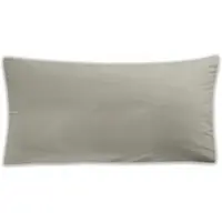 Irisette Kissenbezug "Porto 20", grau (kiesel), B:40cm L:80cm, Baumwolle, Obermaterial: 95% Baumwolle, 5% Elasthan, Kissenbezüge, Kissenbezug, besonders elastisch, weich, pflegeleicht und bügelfrei