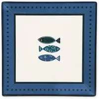 Excelsa Set Mit 6 Teller Ocean Keramik 24x2,5x24 cm Bunt