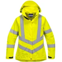 Portwest atmungsaktive Damen Warnschutzjacke, 40+ UPF Gelb S